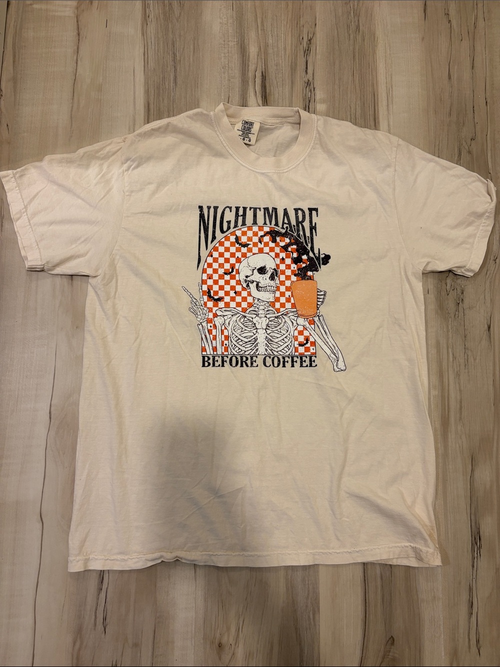 Comfort colors “Nightmare Before Coffee' Graphic Tee